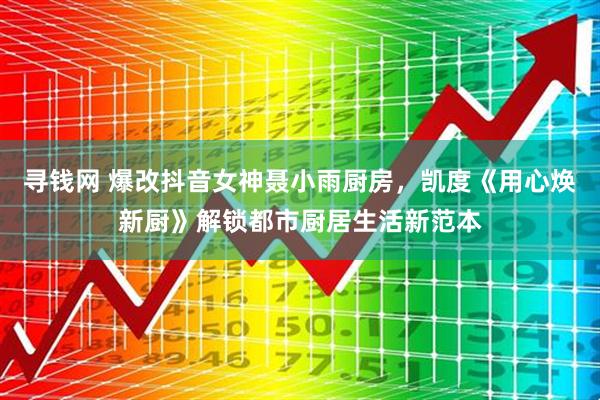 寻钱网 爆改抖音女神聂小雨厨房，凯度《用心焕新厨》解锁都市厨居生活新范本
