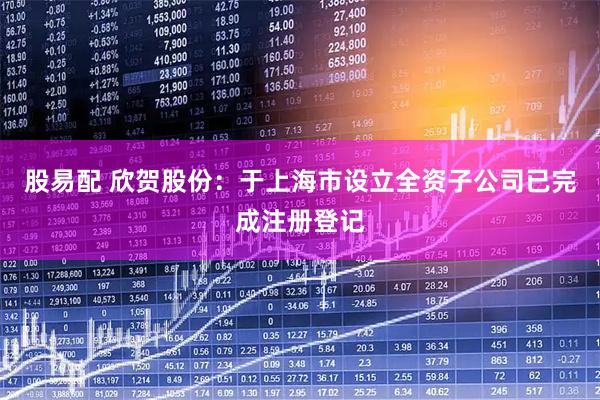 股易配 欣贺股份：于上海市设立全资子公司已完成注册登记