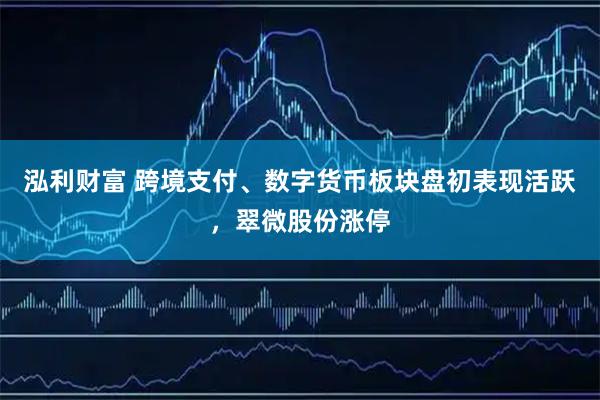 泓利财富 跨境支付、数字货币板块盘初表现活跃，翠微股份涨停